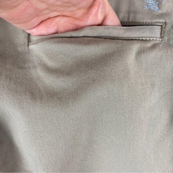 EDDIE Bauer Tan Boyfriend Fit Mid Rise Pants Size 14 - Picture 12 of 12